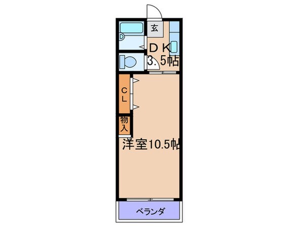 第一有隣マンションの物件間取画像